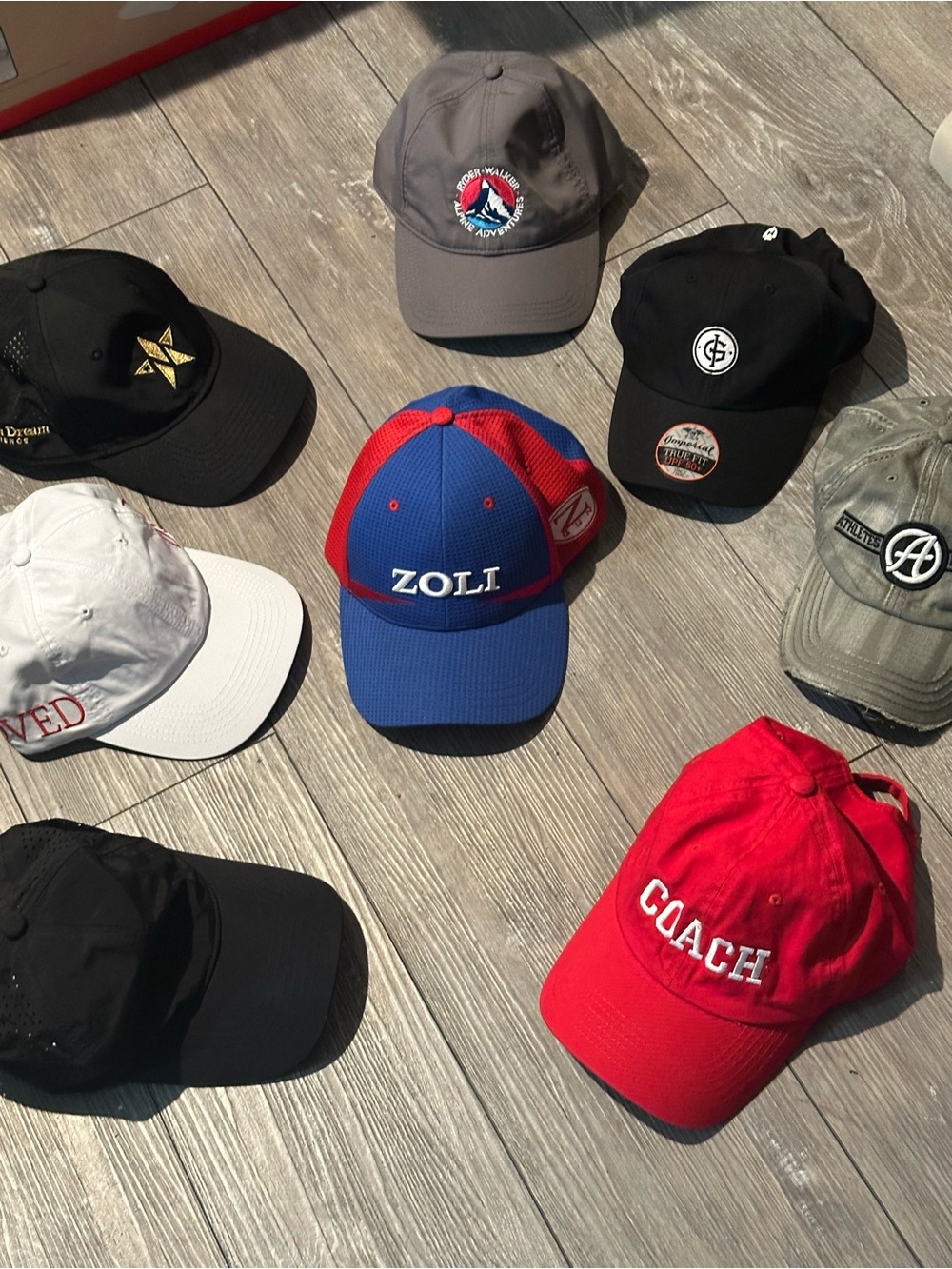 Bundle of 8 Unisex Caps